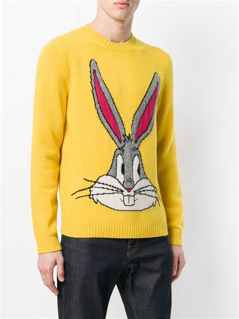 guccy bugs bunny sweater|gucci Bugs Bunny pullover.